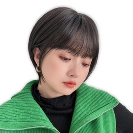 Bright Lara hf1875-BC-M Women's Bare Wig, Short Bob, Medical Wig, Full Wig, Bamboo Wig,