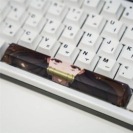 Benemate 5-Side Dye-subbed PBT Spacebar Keycap, 6.25U 6.25X Custom Keycap, OEM Keycap for DIY Cherry MX Gaming Mechanical Keyboard, Demon Slayer