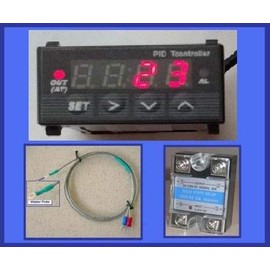 1/32 Mini PID Temperature Controller SSR J Type Thermocouple fr Espresso Coffee Brewing