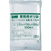 TRUSCO(トラスコ) 厚手ポリ袋 縦200×横130×t0.1 透明 100枚入 B-1320