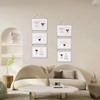 4x6 Collage Hanging Triple Picture Frames Set, 3 Opening Vertical