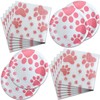 40 PCS Pink dog paw prints Theme Party Supplies -