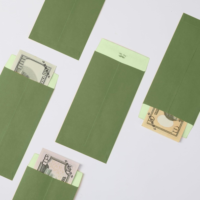 Mr. Pen- Money Envelopes for Cash, 100 Pack, 6.5" x