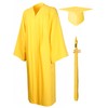 GraduationMall Matte Graduation Gown Cap Tassel Set 2025 for High