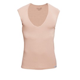 Schaufenberger Deepneck Sleeveless Vest Skin Colour, skin-coloured, XS