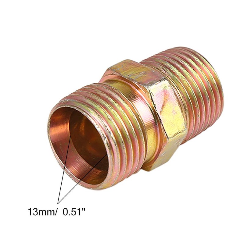 X AUTOHAUX 3pcs 3/8" NPT to M18 x 1.5mm Male