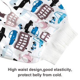 FLYISH DIRECT Baby Nappy Skirt Potty Training Pants High Waist 2 Pieces 4-8 Years (4-8T), L