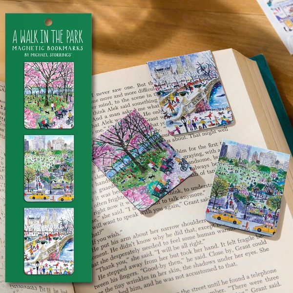 Michael Storrings Walk in the Park Magnetic Bookmarks
