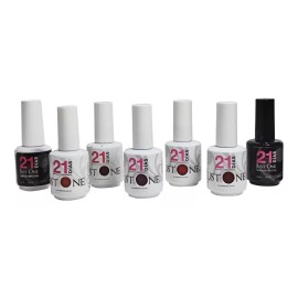 FASHIONABLE NAILS Set De Just Gel Esmalte Gel 21 Días Aplica Sobre Uña Natural