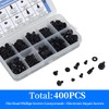 400PCS Computer Screws Motherboard Standoffs Assortment Kit for Universal Motherboard,