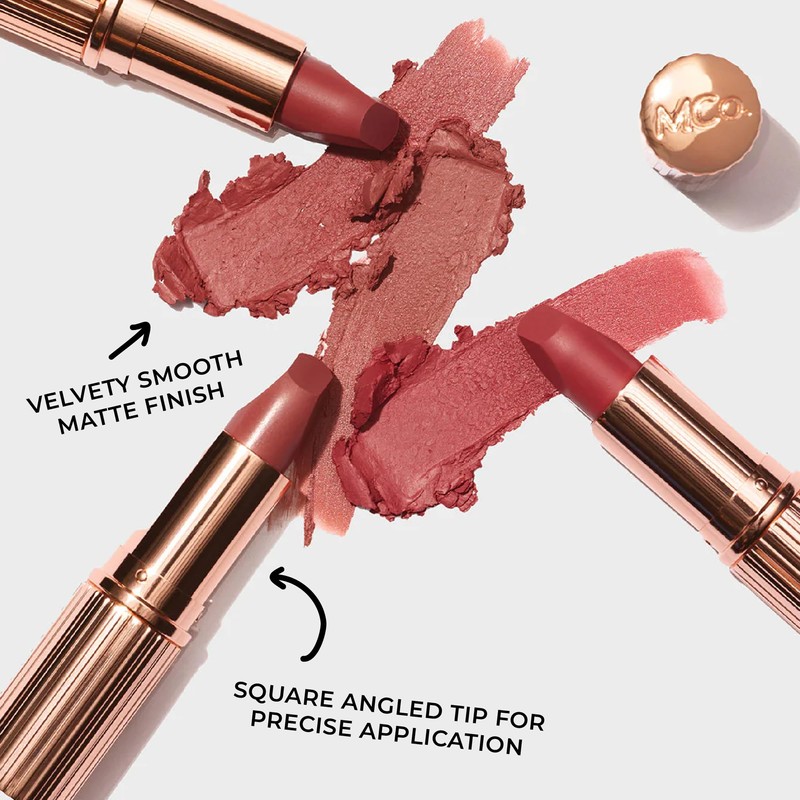 MCoBeauty - Crème Matte Luxe Lipstick - Long-Lasting Hydrating Soft