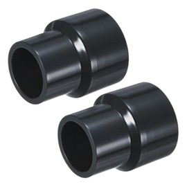 M METERXITY 2-Pack UPVC Reducer Pipe Fitting, DN25x20 Reducing Coupling Connector PVC Straight Pipe Coupling Connector for Water Line [Grey]