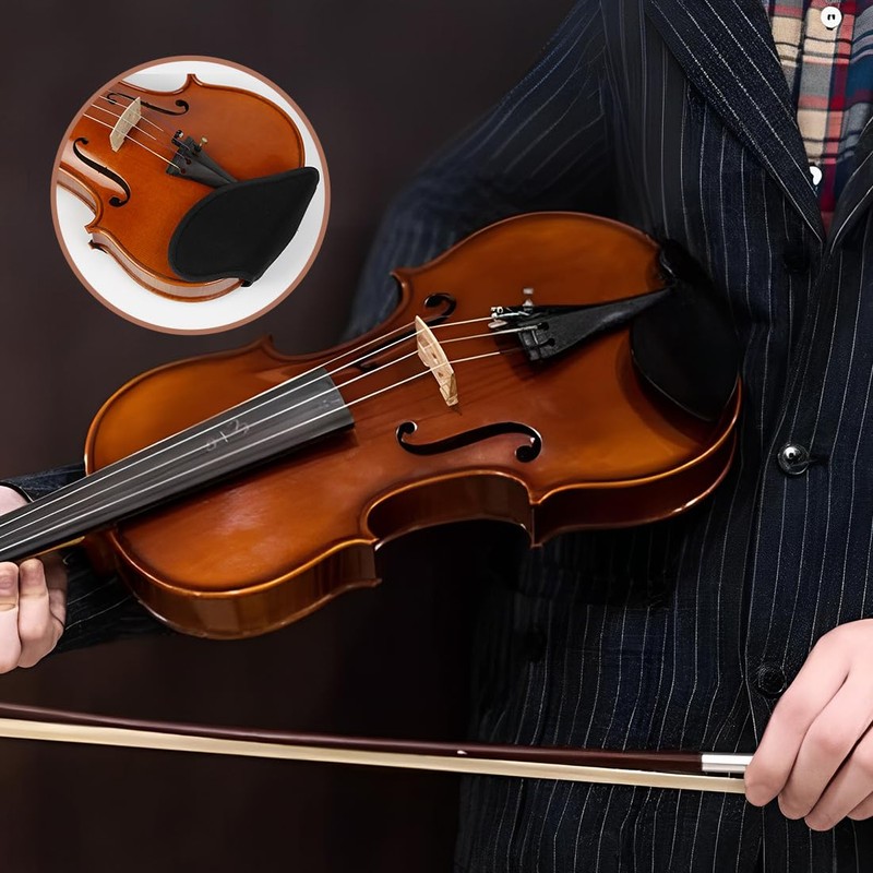 Violin Chin Rest Pad Cover 4/4 Violin Shoulder Rest Violin