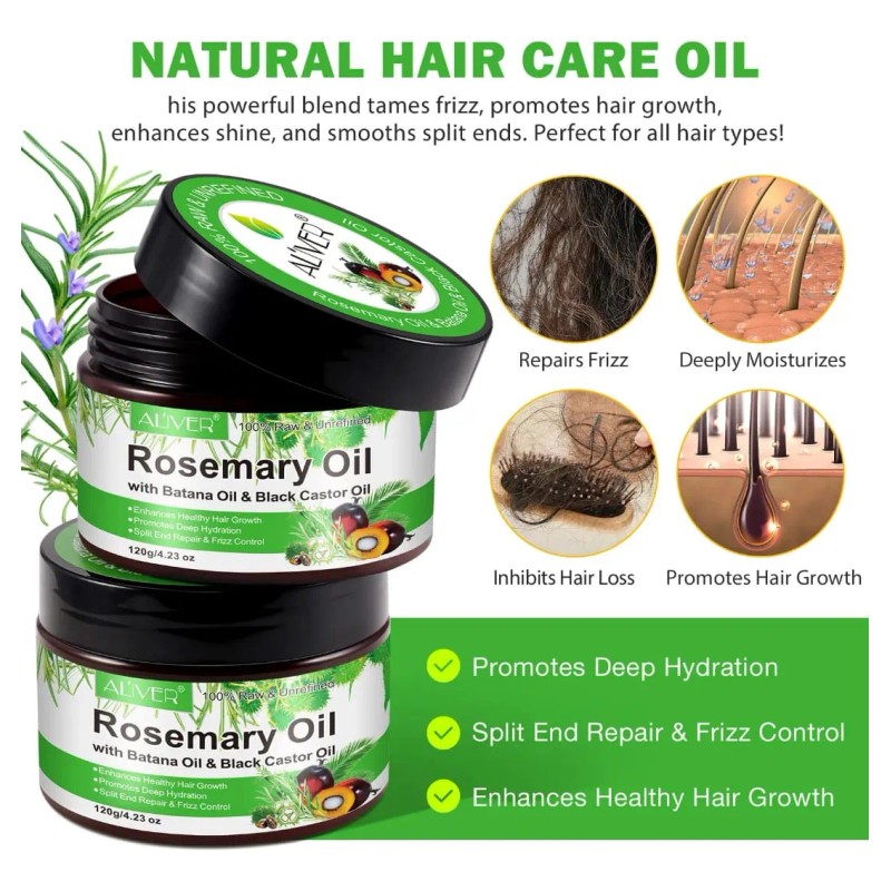 Mascarilla Aceite Romero + Batana + Ricino Anticaída Capilar