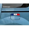 Tricolor Fuel Lid Cover Caution Sticker for Luno Kangoo