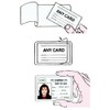Customcard ltd Self Cold Seal ID Laminating Pouches Pack of