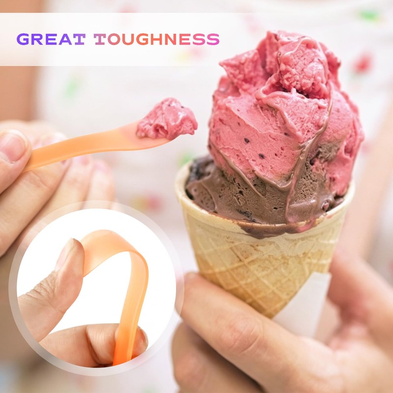 30 Pcs Color Changing Ice Cream Spoons, 5 Inch Temperature