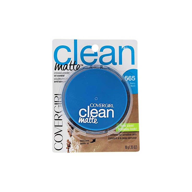 COVERGIRL Clean Matte Pressed Powder Tawny 10 g (Packaging may