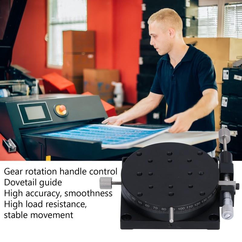 Manual Rotating Linear Stage Sliding Table Rough Tuning 360° with