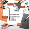 Nicpro 0.7 mm Art Mechanical Pencils Set, 6 PCS Metal