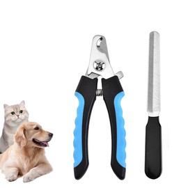 GEJ-Tech Pet Nail Clippers for Dogs and Cats, For Pets, Small Dogs, Large Dogs, With Lock (Blue, M)