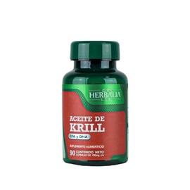 Aceite de Krill Puro Herbalia Lab - Rico EPA y DHA - 90 Cápsulas