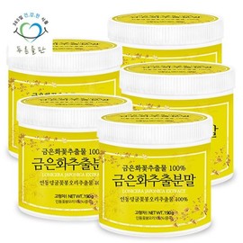 Blue Field 푸른들판 금은화 추출 분말 가루 190gx5통 Blue Field Honeysuckle Extract Powder 190g x 5 Containers