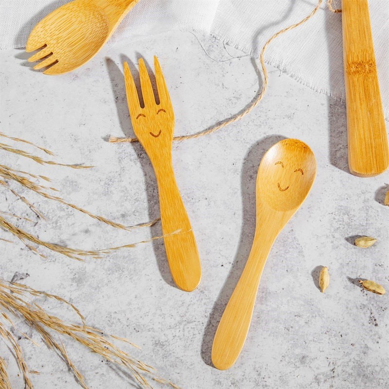Sass & Belle Kids' Bamboo Cutlery - Set of 2