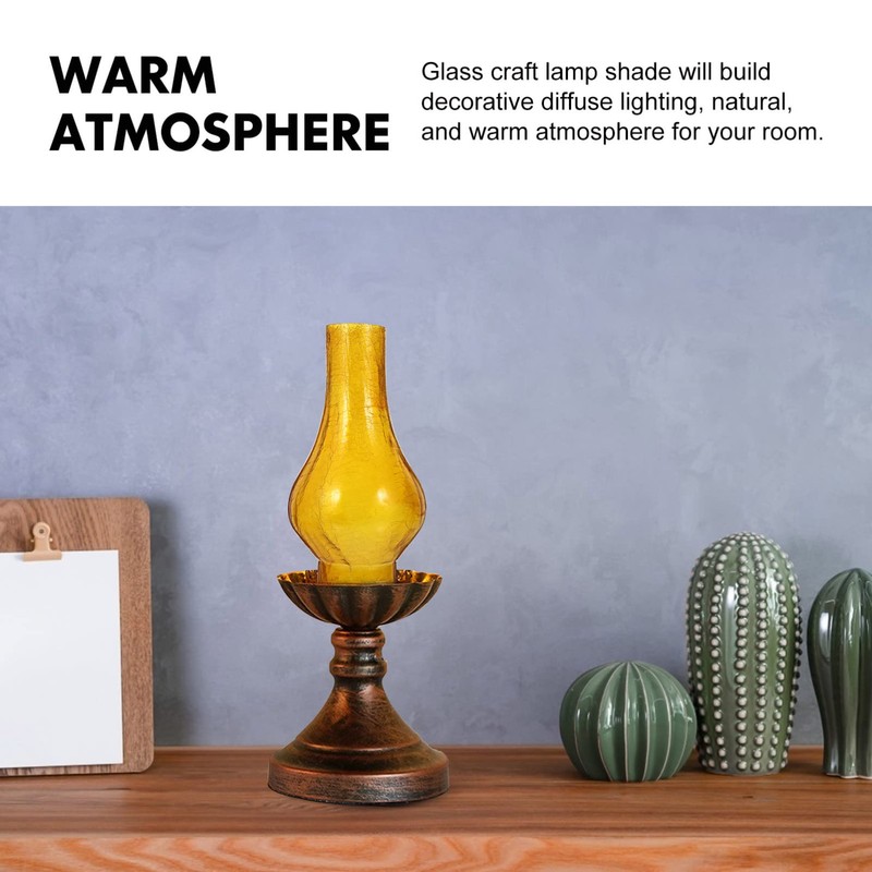 Oil Lamp Chimney: Glass Lamp Shade - Lantern Glass Replacement