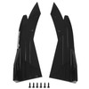 2PCS Car Rear Bumper Canard Lip Side Skirt Splitter Spoiler