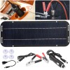Kwenterprise 30W Solar Panel 12V Trickle Charger Battery Charger Kits