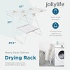 jollylife Mainstays Fold Clothes Drying Rack - Freestanding Steel &