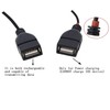 30 cm USB Splitter Cable 2.0 1 Male to 2