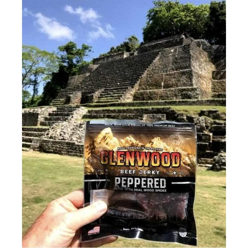 Glenwood Jerky 10oz Bag 100% Beef Jerky (PEPPERED)