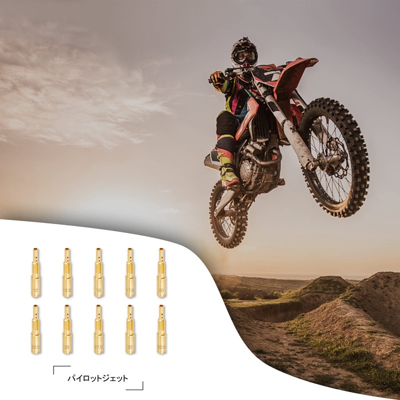 Mikuni Pilot Jet Jetsetmoto 10 Sizes Mikuni TMR/TDMR (28 x