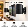 2PCS Adjustable Speaker Wall Mount Brackets with Swivel & Tilt