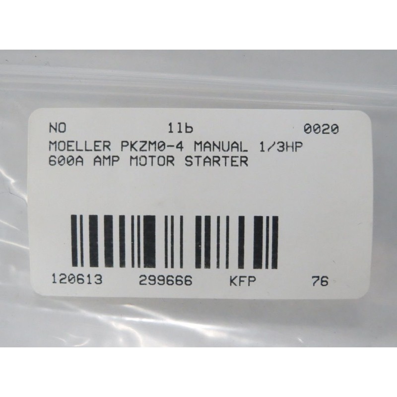MOTOR PROTECTION Switch 3P PKZM0 4