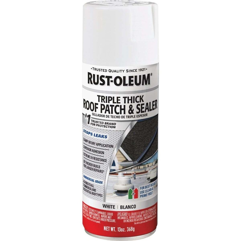 Rust-Oleum 345814 Triple Thick Roof Patch & Sealer White 12oz