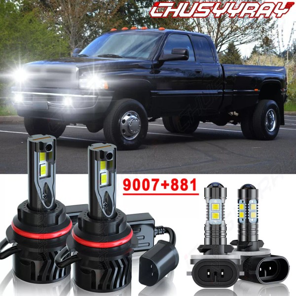 CHUSYYRAY For Dodge Ram 2500 3500 1999-2002 Combo 9007 LED