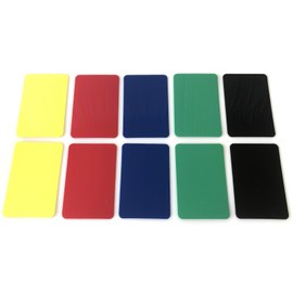 Yuanhe 10Pack Poker Cut Cards - Bridge Size Cutting Card in 5 Colors for Poker Texas Hold'em Blackjack Home Games
