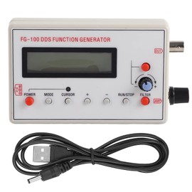 FG-100 DDS Function Sine/Rectangle/Triangle/Sawtooth Output Waveform 1HZ-500KHz Counter Signal Source Generator Meter