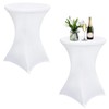 thirei Stretch Bar Table, Set of 2 Bar Table Covers,