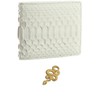 SakuraZen Women's White Snake Wallet, Feng Shui, Good Luck Up,