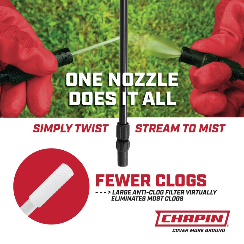 Chapin USA 20005 Pump Sprayer, 2 Gallon, Lawn and Garden,