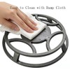 CKZYHHJ Heavy-Duty Cast Iron Heat Diffuser for Gas Stove, 9.25"