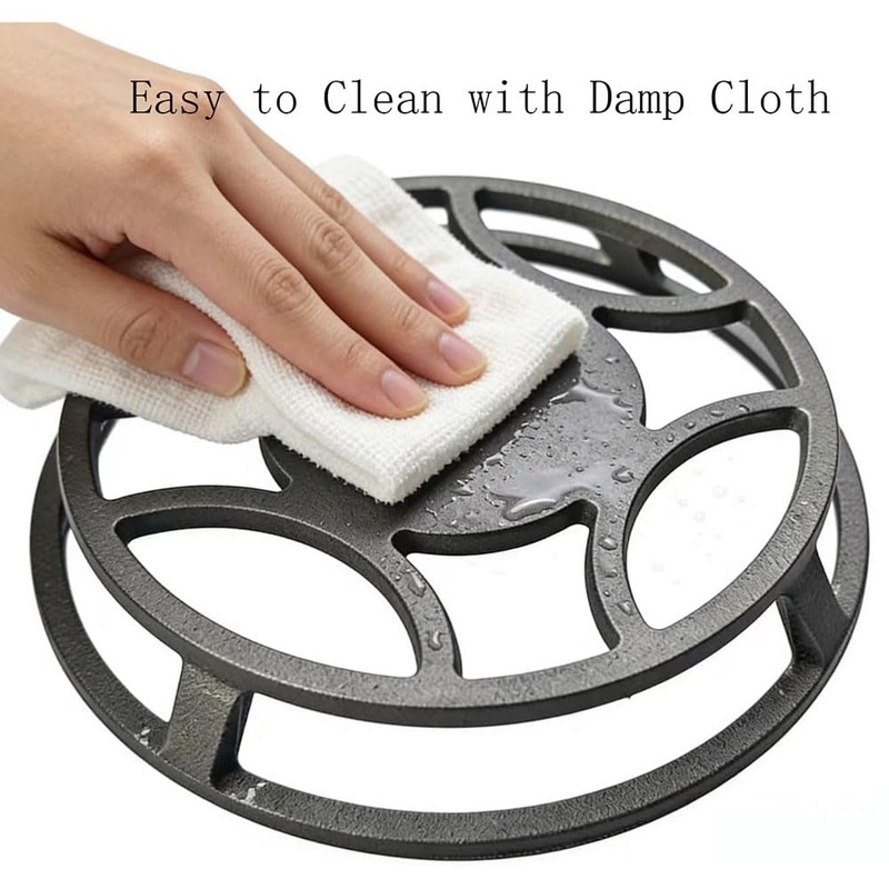 CKZYHHJ Heavy-Duty Cast Iron Heat Diffuser for Gas Stove, 9.25"