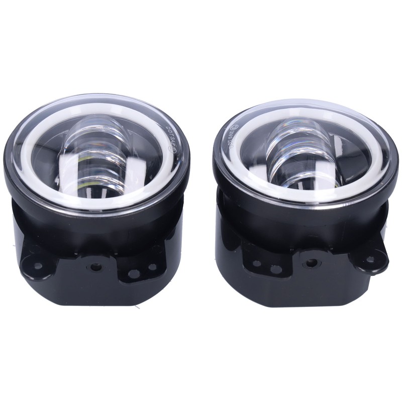 Angel Eyes Light 30W 3000LM LED Front Foglight 10‑30V Universal