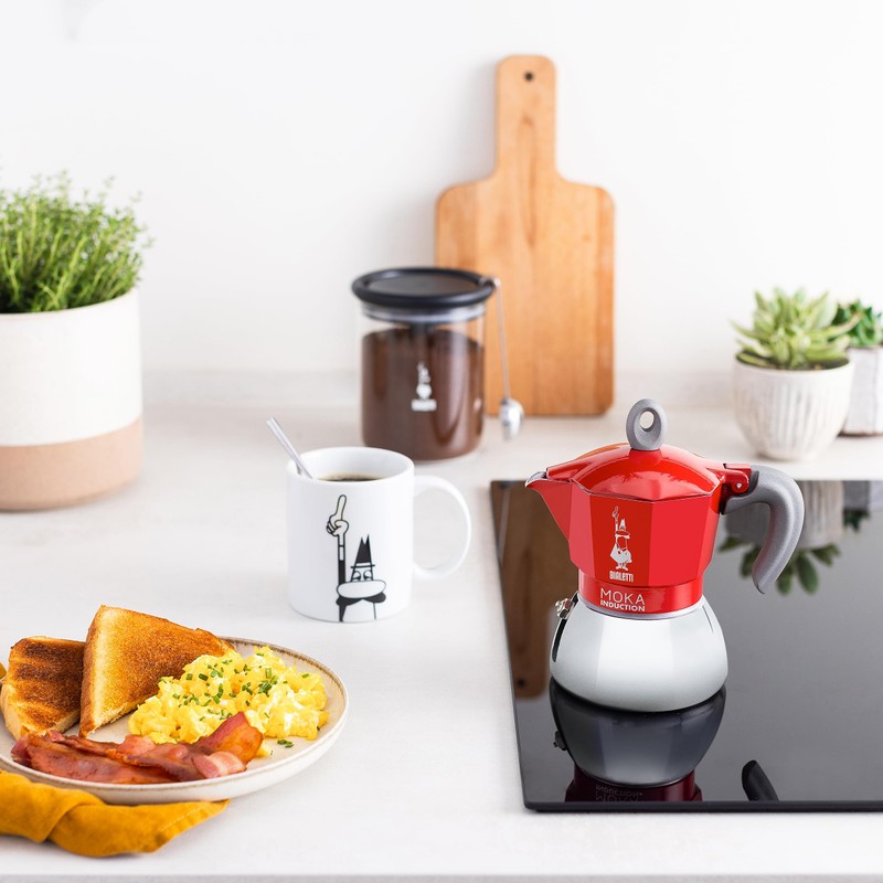 Bialetti - Moka Induction, Moka Pot, Suitable for all Types