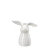 Rabbit Vase White Vase 16 cm