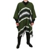 Historical Emporium Men's Western Drifter Poncho Green